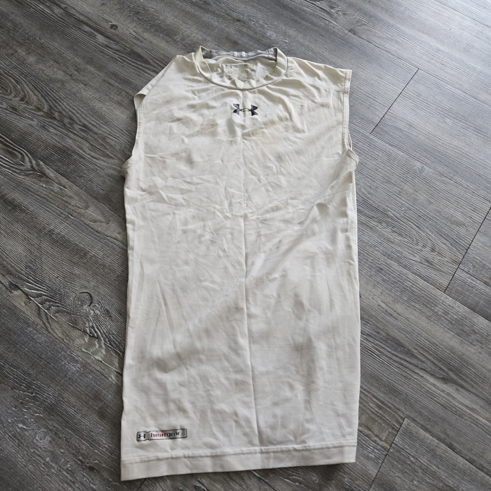 Under Armour Sleeveless White Shirt